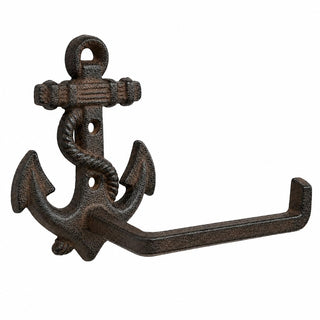 Comfy Hour 9.2 Inch Nautical Toilet Paper Holder, Anchor Decor, Set of 1