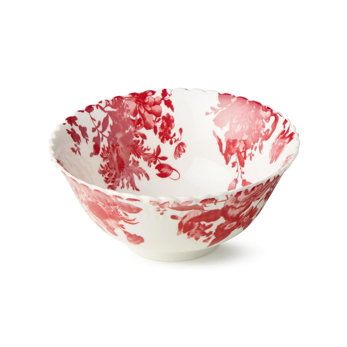 Certified International Dishware Bowl, Rose and White, Casual