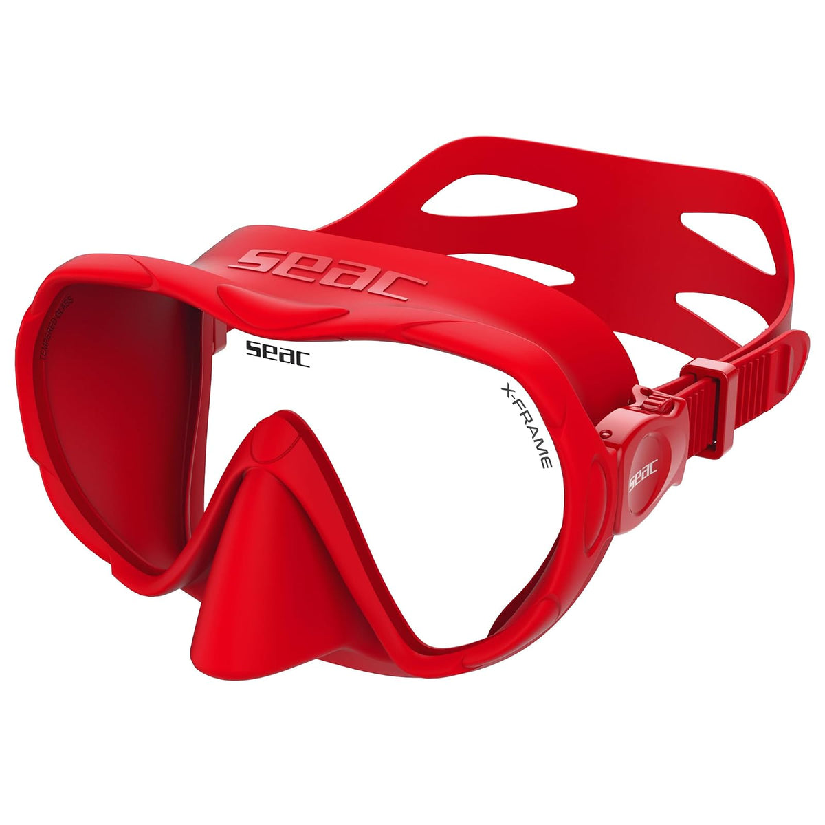 SEAC Dive Mask, One Size, Red