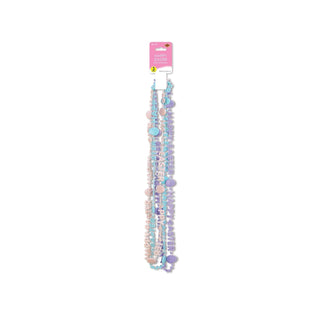 Beistle Easter Letter Beaded Necklaces | Pastel Colors | 3 Pcs.