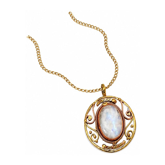 Anju Necklace, Brass, Brass,Traditional