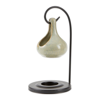 Sigma SLC Gifts & Decor Folk Art Porcelain Tear Drop Oil Warmer Candle Holder