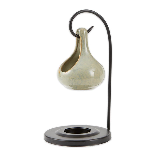 Sigma SLC Gifts & Decor Folk Art Porcelain Tear Drop Oil Warmer Candle Holder