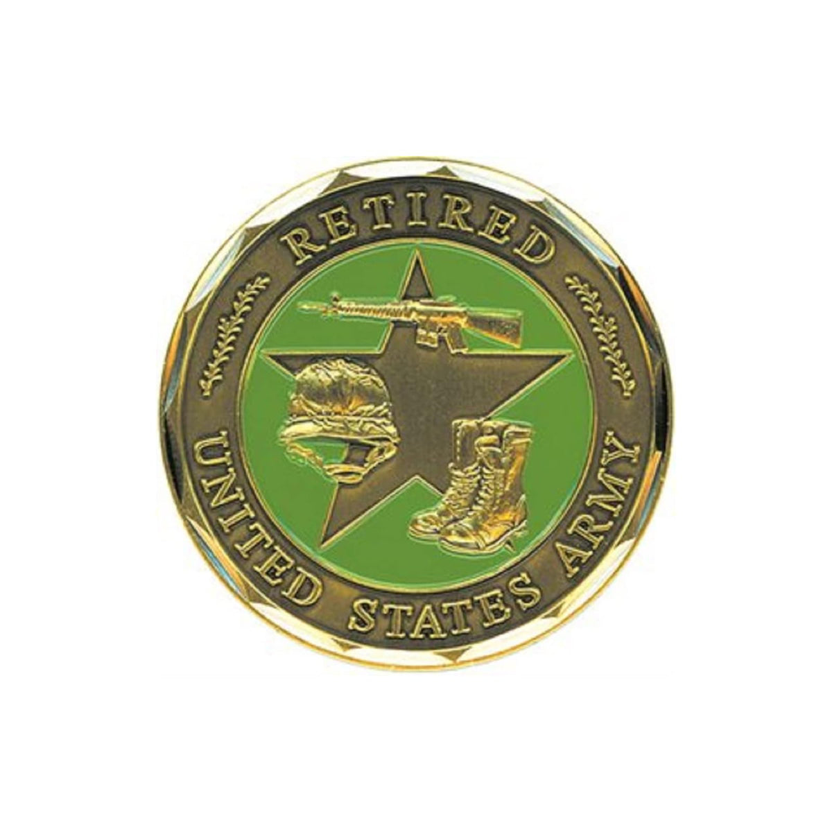 EAGLE CREST Necklace, 45mm, green