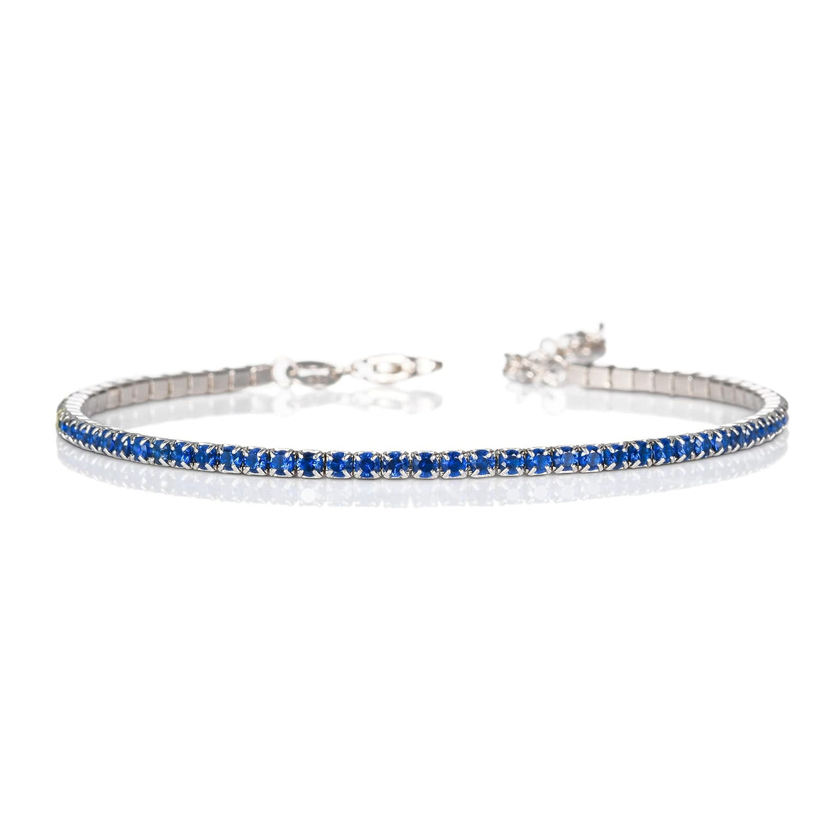 namana Bracelet, Adjustable, Silver-Blue