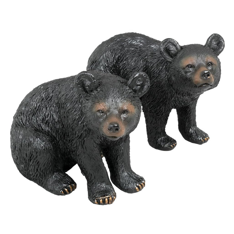 Lipco Sitting and Standing Bear, Set of 2,4-inches Length, Poly Stone, Figurine, Home Decor Accessories