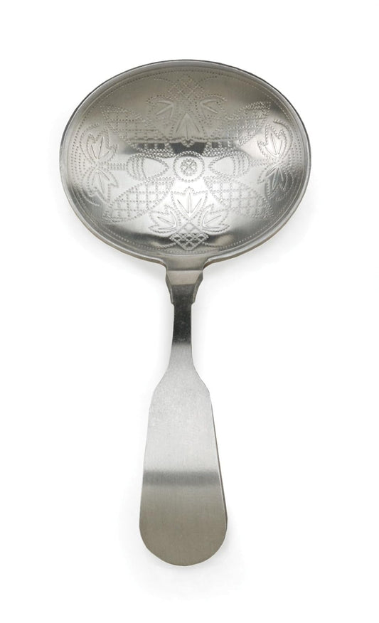 RSVP International Endurance Kitchen Collection Measuring Tools, Dishwasher Safe, Mini Oval Tea Scoop, Stainless Steel