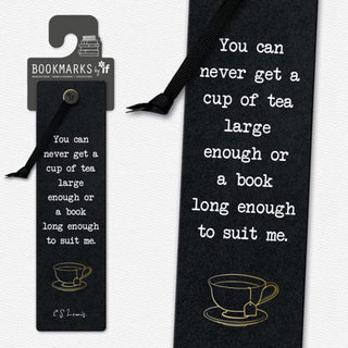 IF Bookmark, Black, Cup of Tea