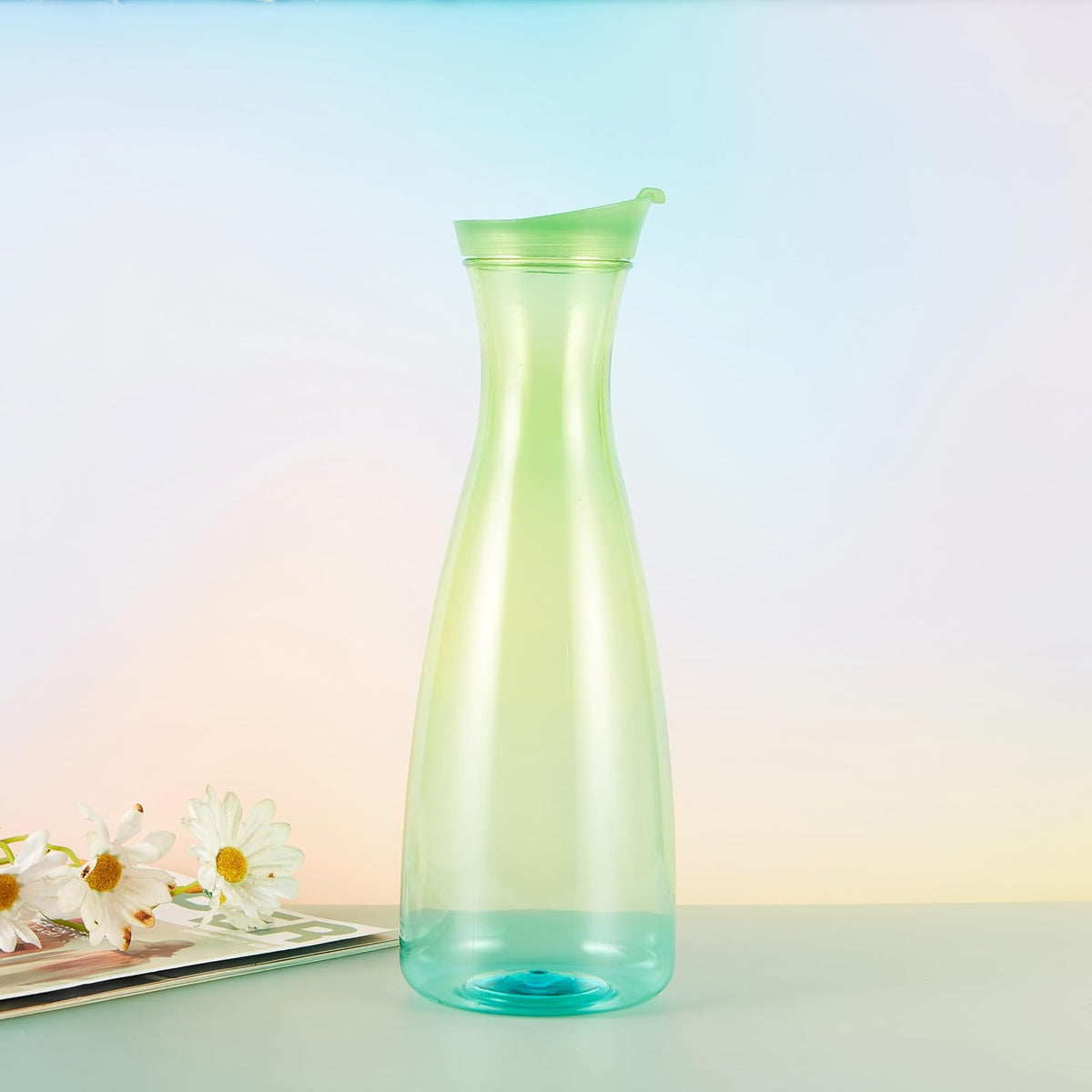 Locco Decor Pitcher, Picher- Yellow Green, Yellow Green