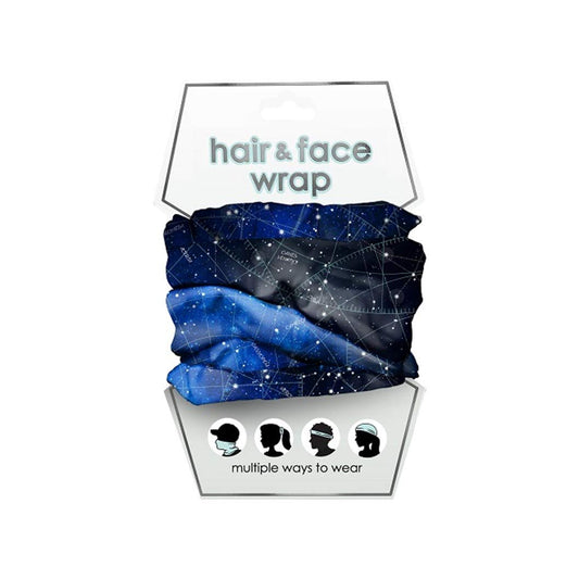 Spoontiques 19841 Hair or Face Wrap, 18-inch Height, Polyester (Constellations)