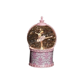 Roman Snow Globe, White, Classic