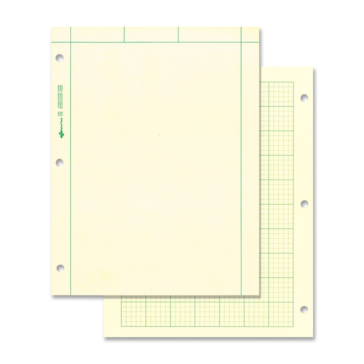 National Blank Book, 200 Sheets, Green
