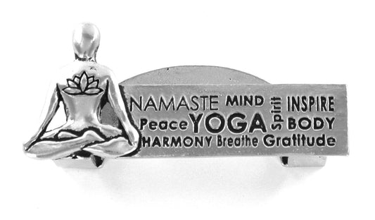 Basic Spirit Yoga Business Card Photo Holder