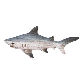 Beachcombers Resin Carved Wood Look Shark