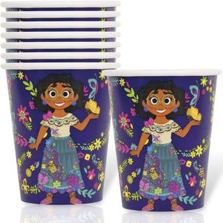 Unique Drinking Cup, 9 oz, Multicolor