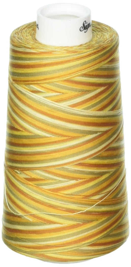 Signature Yarn, 40wt/3000 yd, Variegated Golden Harvest