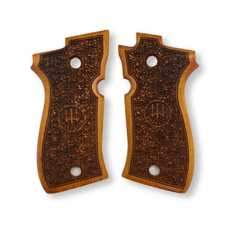Zib Grips for Beretta F81 / F84, Real Wood Grips – Fits 81F, 81FS, 81BB, 84F, 84FS, 84 Cheetah – Durable, Comfortable, Easy Install