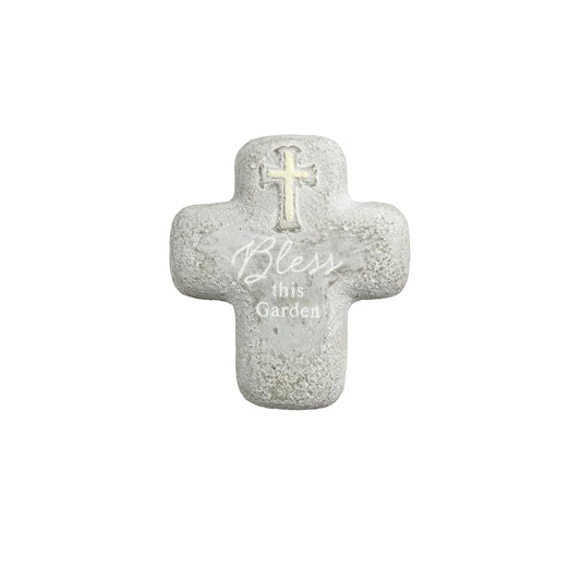 Mud Pie Sculpture, 4 1/2" x 3 1/2", Grey Bless