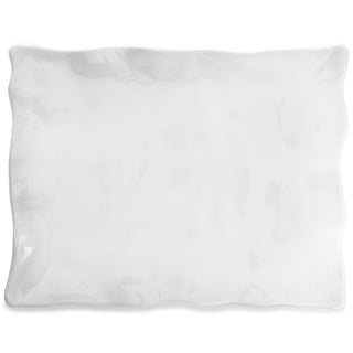 Q Squared Dishware Plate, Large Platter, Rectangle Ruffle