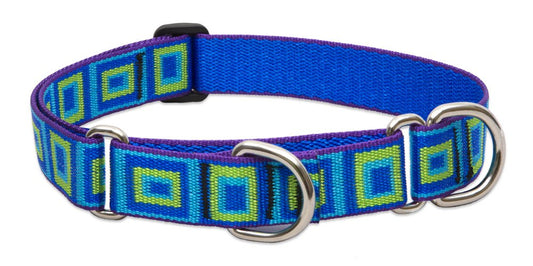 Lupine Pet Originals 1" Sea Glass 19-27" Martingale Collar for Large Dogs