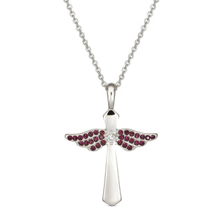 Maya J Necklace, Amethyst