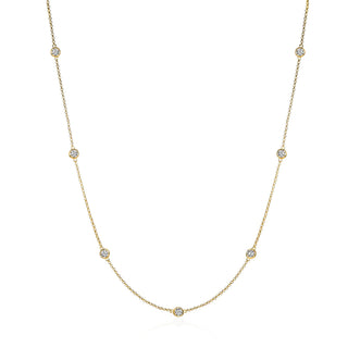 namana Necklace, 24 inches, Gold