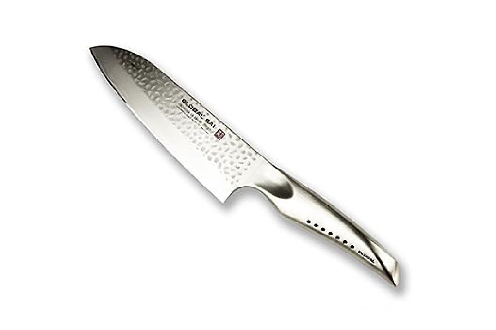 Scanpan Global SAI-03, SAI Japanese Santoku Knife, 7-1/2", Stainless Steel