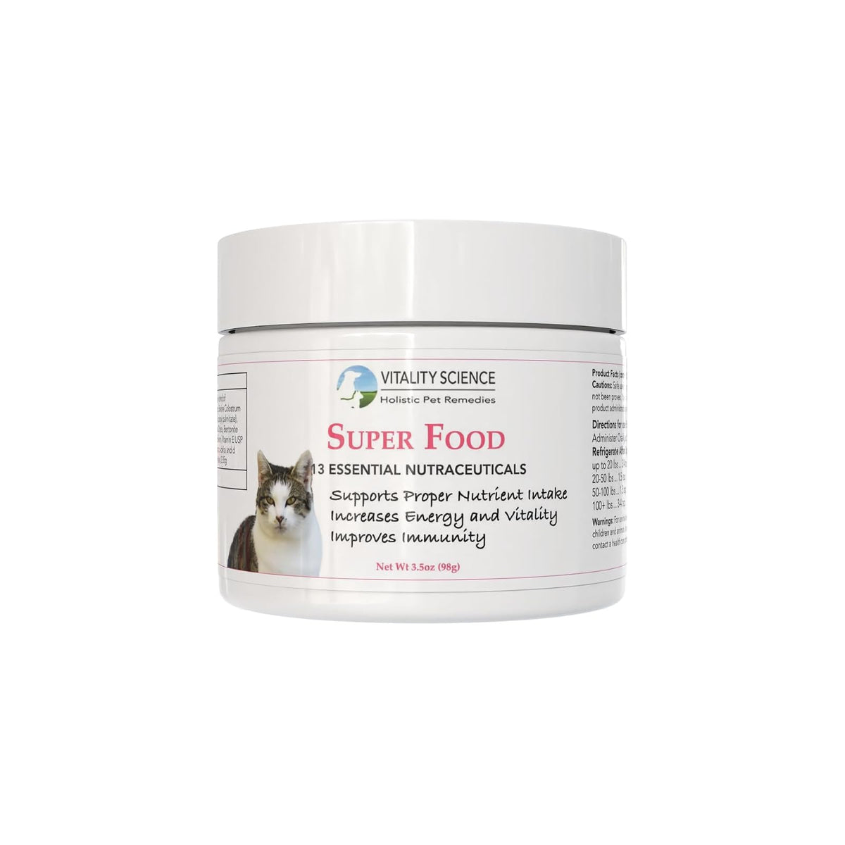 Vitality Science Animal Nutritional Supplement