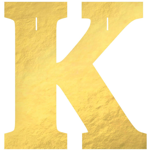 Amscan Banner, Gold, K