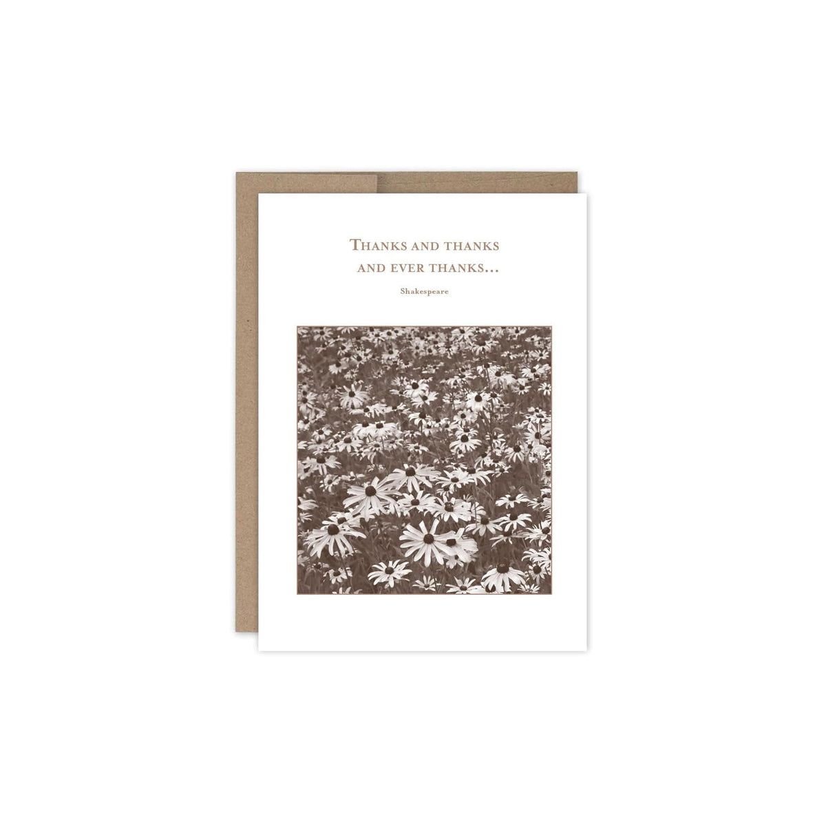 Shannon Martin Design Greeting Card, 4.5 x 6.25, Rich Copper and Sepia Tones