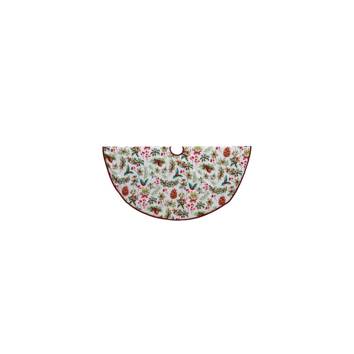 Kurt S. Adler Tree Skirt, 50“, White