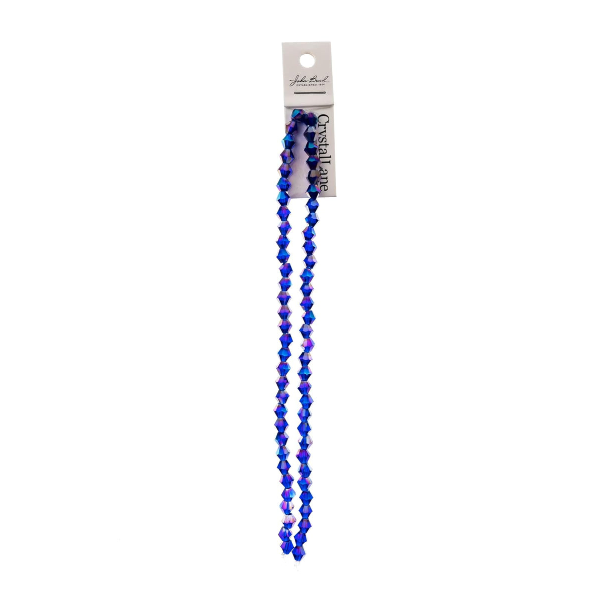 John Bead Craft Bead, 6mm, Transparent Sapphire AB