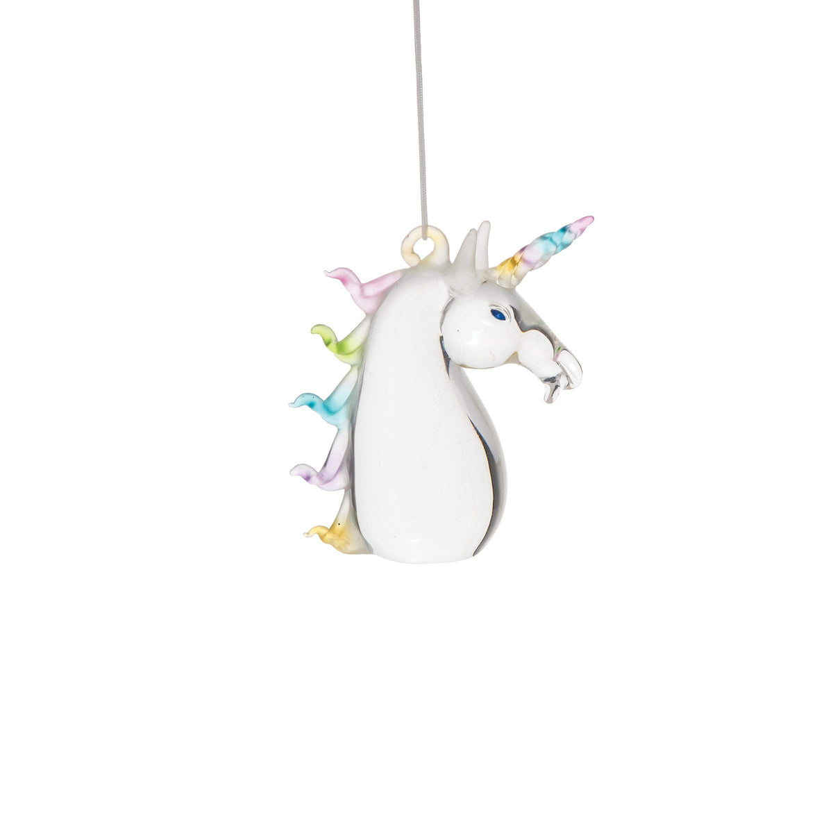 GALLERIE II Hanging Ornament, 3.5 Inch, White