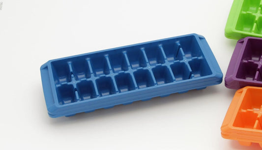 Chef Craft Select Stack or Nest Ice Cube Tray, 13 inch 2 piece set, Color May Vary