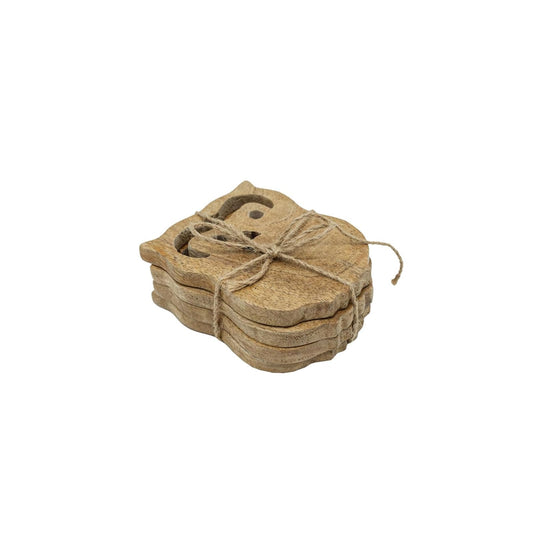 Foreside Home and Garden Home Furniture And Decor, 4" x 4", Beige