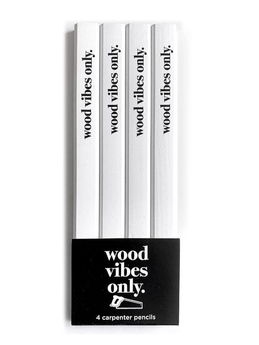 Snifty SPP4008 Wood Vibes Only Carpenter Pencil, Set of 4