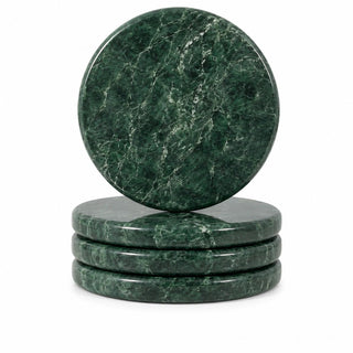Creative Home Drink Coaster, 4 Diam. x 0.4 H Inch, Natural