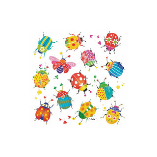 Paperproducts Design Disposable Napkin, 5" x 5", Multicolor