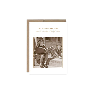 Shannon Martin Design Greeting Card, 4.5 x 6.25", Rich Copper and Sepia Tones