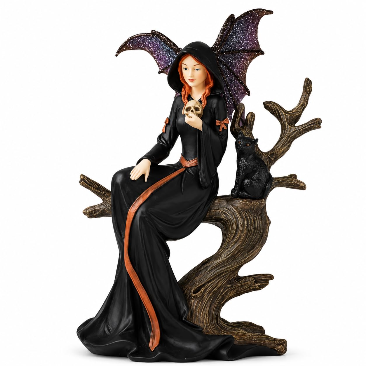 Comfy Hour 7.5 Inch Witch Figurine, Dark Fairy Statue