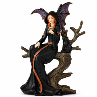 Comfy Hour 7.5 Inch Witch Figurine, Dark Fairy Statue