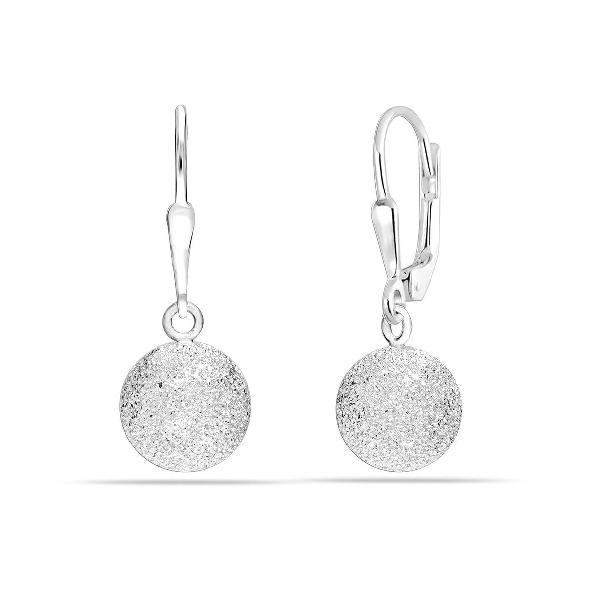 LeCalla Earring, 10 millimeters, Textured Ball-10MM