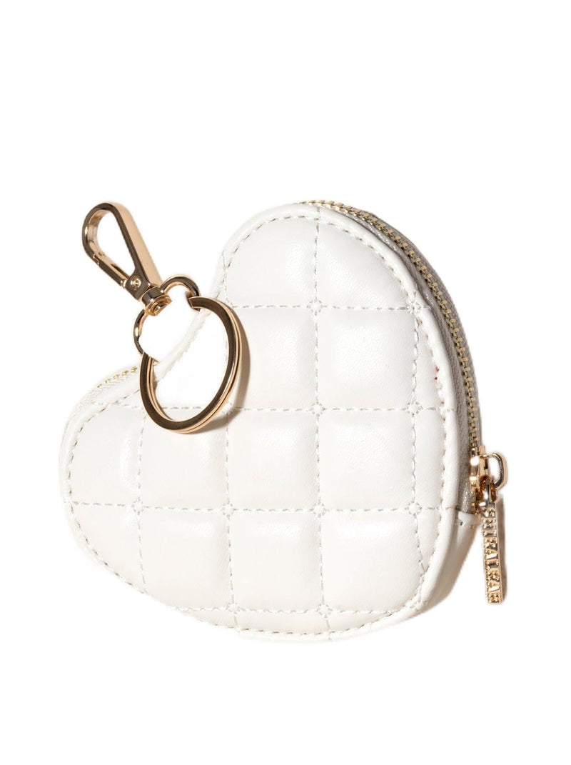 Shiraleah Sweetheart Zip Pouch, Ivory