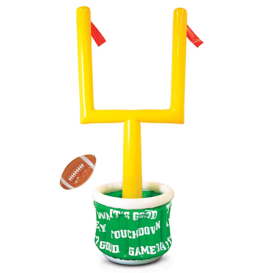 Beistle 50083 1-Pack Inflatable Goal Post Cooler with Football for Parties, 28-Inch Width by 6-Feet 2-Inch Height