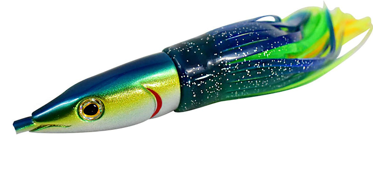 Original Phoenix Marlin and Pelagic Trolling Lure by Magbay Lures (Green Sardine)