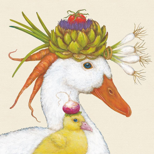 Paperproducts Design Disposable Napkin, 5" x 5", The Gardeners