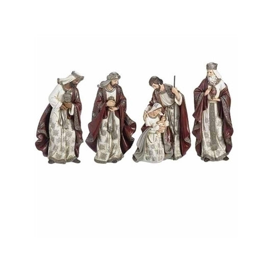 Roman Figurine, 13"H, Burgundy