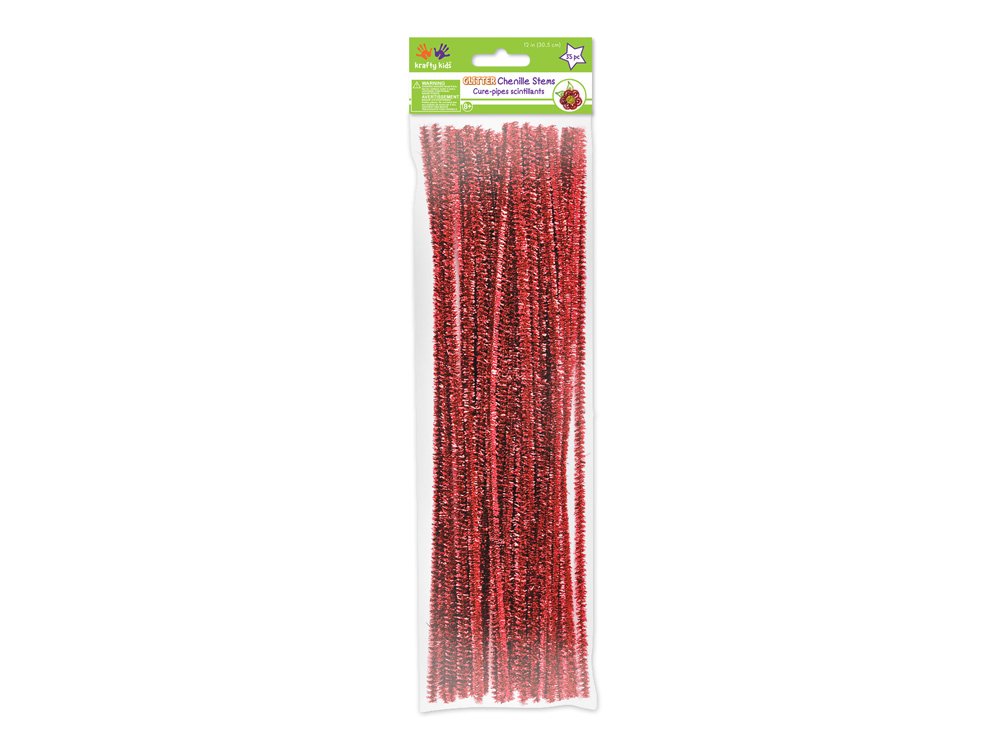 Krafty Kids Home, 1/4" x 12" X 35 PIECE, Ruby Red