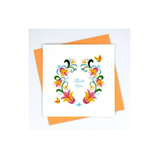 Quilling Card Greeting Card, 6 in. x 6 in., Multi