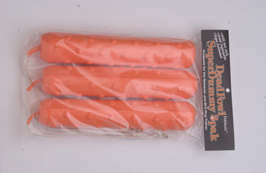 Dokken Dog Supply Dokken Orange Superdummy 3 Pak Dead Fowl Throw Bumpers